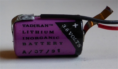 Tadiran Lithium battery 3.6 volts